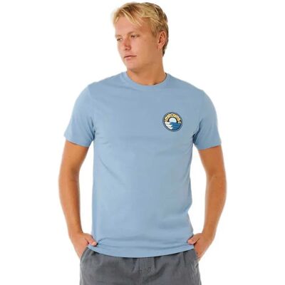 Rip Curl T-shirt à Manches Courtes Pacific Rinse Stacked Faded Denim M Homme - Publicité Rip Curl T-shirt à Manches Courtes Pacific Rinse Stacked Faded Denim M Homme - Publicité