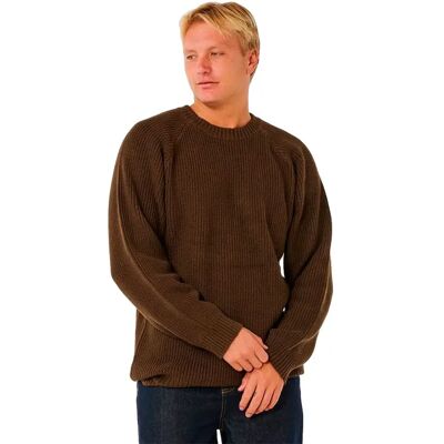 Rip Curl Pull Premium Surf Knit Crew Coffee M Homme - Publicité Rip Curl Pull Premium Surf Knit Crew Coffee M Homme - Publicité