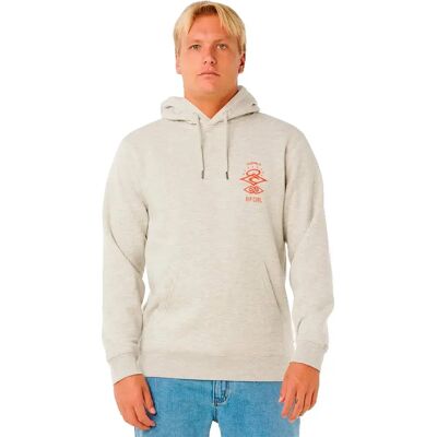 Rip Curl Sweat à Capuche Search Icon Light Grey Marle S Homme - Publicité Rip Curl Sweat à Capuche Search Icon Light Grey Marle S Homme - Publicité
