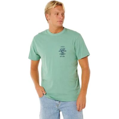 Rip Curl T-shirt à Manches Courtes Search Icon Aloe L Homme - Publicité Rip Curl T-shirt à Manches Courtes Search Icon Aloe L Homme - Publicité