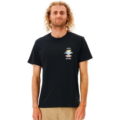 Rip Curl T-shirt à Manches Courtes Search Icon Black L Homme - Publicité Rip Curl T-shirt à Manches Courtes Search Icon Black L Homme - Publicité