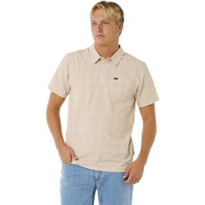 Rip Curl Polo à Manches Courtes Sessions Aerotech Stone M Homme - Publicité Rip Curl Polo à Manches Courtes Sessions Aerotech Stone M Homme - Publicité