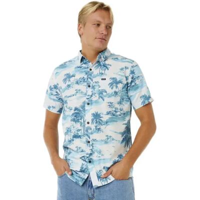 Rip Curl Chemise à Manches Courtes Sessions Glacier Blue L Homme - Publicité Rip Curl Chemise à Manches Courtes Sessions Glacier Blue L Homme - Publicité