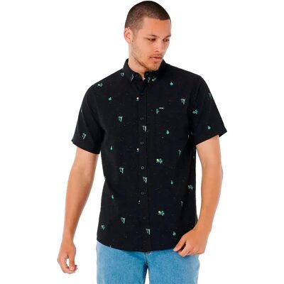 Rip Curl Chemise à Manches Courtes Skelly Breach Black S Homme - Publicité Rip Curl Chemise à Manches Courtes Skelly Breach Black S Homme - Publicité