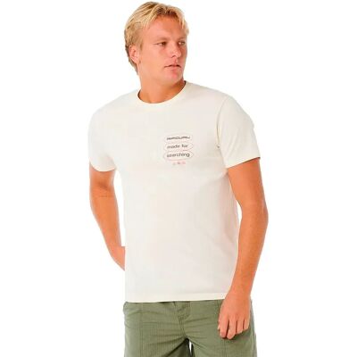 Rip Curl T-shirt à Manches Courtes Vaporcool Search 3 Stacks Bone XS Homme - Publicité Rip Curl T-shirt à Manches Courtes Vaporcool Search 3 Stacks Bone XS Homme - Publicité