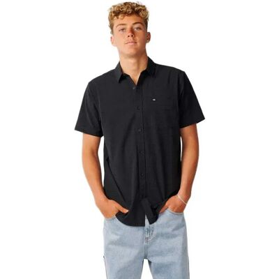 Rip Curl Chemise à Manches Courtes Vaporcool Aerotech Black S Homme - Publicité Rip Curl Chemise à Manches Courtes Vaporcool Aerotech Black S Homme - Publicité