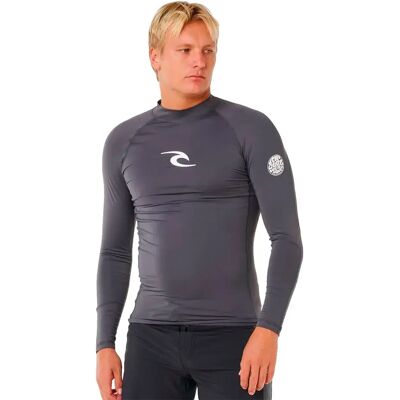 Rip Curl Rash Guard Manches Longues Waves Upf Charcoal Grey S Homme - Publicité Rip Curl Rash Guard Manches Longues Waves Upf Charcoal Grey S Homme - Publicité