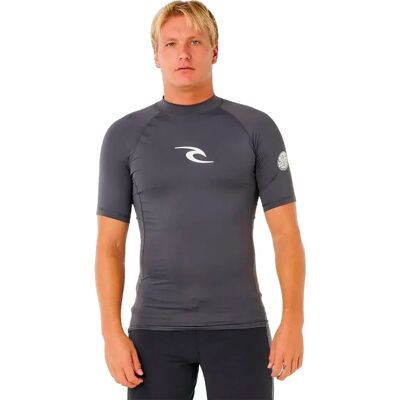 Rip Curl Rash Guard Manches Courtes Waves Upf Charcoal Grey M Homme - Publicité Rip Curl Rash Guard Manches Courtes Waves Upf Charcoal Grey M Homme - Publicité