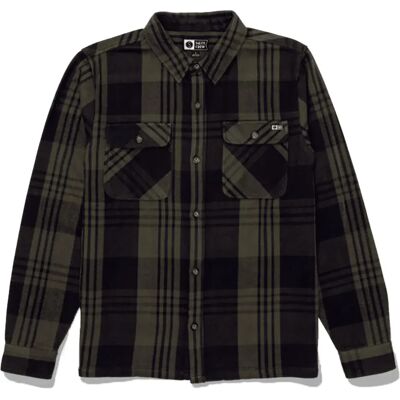 Salty Crew Chemise à Manches Longues Windward Flannel Green / Black M - Publicité Salty Crew Chemise à Manches Longues Windward Flannel Green / Black M - Publicité