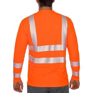 Iq-uv Uv High Visible Shirt Long Sleeves Kl.3 Man Orange M Orange M unisex