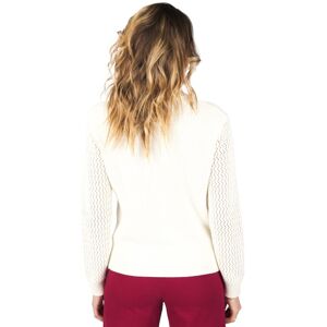 Oxbow N2 Portia Zip Neck Sweater Blanc 3 Femme Blanc 3 female - Publicité