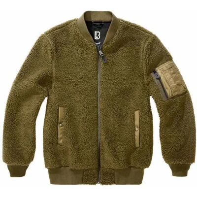 Brandit Polaire Zippée Ma1 Sherpa Olive XL Homme - Publicité Brandit Polaire Zippée Ma1 Sherpa Olive XL Homme - Publicité
