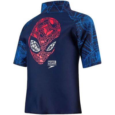 Speedo Rash Guard Manches Courtes Marvel Spiderman Navy / Lava Red / Neon Blue 4 Années Garçon - Publicité Speedo Rash Guard Manches Courtes Marvel Spiderman Navy / Lava Red / Neon Blue 4 Années Garçon - Publicité