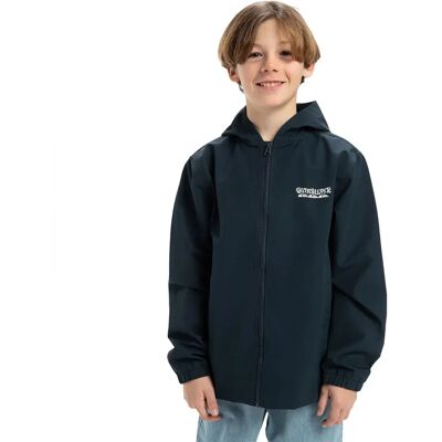 Veste Rain Cloud pour enfants de Quiksilver - Imperméable, Marine - Publicité Veste Rain Cloud pour enfants de Quiksilver - Imperméable, Marine - Publicité
