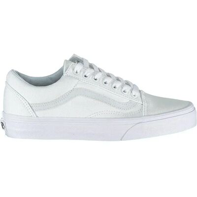 Vans Baskets Old Skool True White EU 35 Homme,Femme - Publicité Vans Baskets Old Skool True White EU 35 Homme,Femme - Publicité