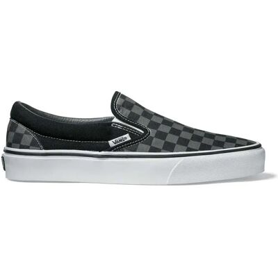 Vans Baskets Sans Lacets Classic Checkerboard Black / Pewter EU 41 Homme,Femme - Publicité Vans Baskets Sans Lacets Classic Checkerboard Black / Pewter EU 41 Homme,Femme - Publicité