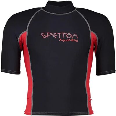 Aquaneos Rash Guard Manches Courtes Lycra 8oz Black / Red 52 Homme - Publicité Aquaneos Rash Guard Manches Courtes Lycra 8oz Black / Red 52 Homme - Publicité