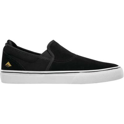 Emerica Baskets Sans Lacets Wino G6 Black / White / Gold EU 44 Homme - Publicité Emerica Baskets Sans Lacets Wino G6 Black / White / Gold EU 44 Homme - Publicité