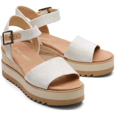 Toms Sandales Diana Natural Yarn Dye EU 36 Femme - Publicité Toms Sandales Diana Natural Yarn Dye EU 36 Femme - Publicité