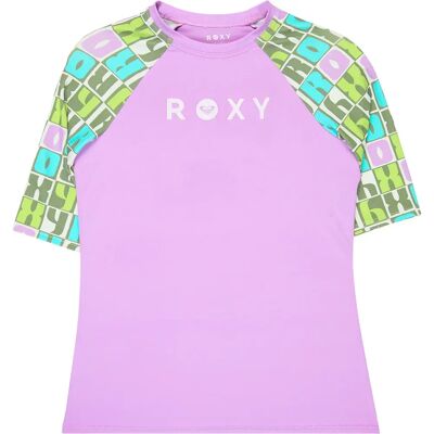 Roxy Rash Guard Manches Courtes Active Rg Ss Lycra Oil Green Letter Up 6 Années Fille - Publicité Roxy Rash Guard Manches Courtes Active Rg Ss Lycra Oil Green Letter Up 6 Années Fille - Publicité