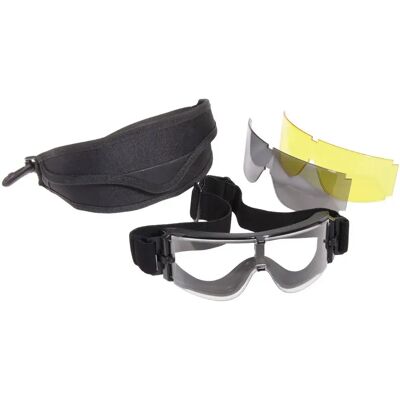 Airsoft Lunettes à écran Noir 3 Verres 800 One Size unisex - Publicité Airsoft Lunettes à écran Noir 3 Verres 800 One Size unisex - Publicité
