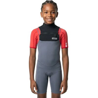 Ion Shorty à Manches Courtes Capture 2/2 Mm Front Zip Junior Steel Blue / Red / Black 8 Années - Publicité Ion Shorty à Manches Courtes Capture 2/2 Mm Front Zip Junior Steel Blue / Red / Black 8 Années - Publicité