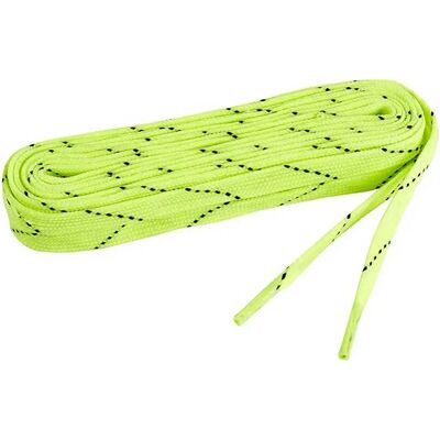 Tempish - Waxed 300 cm - Yellow - Nylon - Ice skate laces - Publicité Tempish - Waxed 300 cm - Yellow - Nylon - Ice skate laces - Publicité