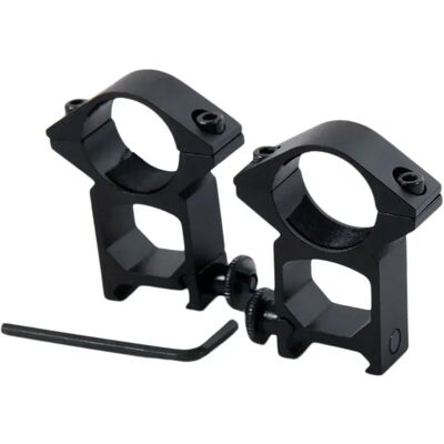 Airsoft Anneaux Hauts 1 Pouce Pour Rail Weaver 20-22 Mm Black One Size - Publicité Airsoft Anneaux Hauts 1 Pouce Pour Rail Weaver 20-22 Mm Black One Size - Publicité