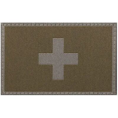 Clawgear Patch Drapeau Suisse Grey Brown One Size - Publicité Clawgear Patch Drapeau Suisse Grey Brown One Size - Publicité