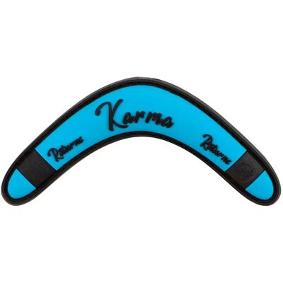 Jtg Écusson En Caoutchouc Pour Sacs Karma Returns Blue One Size - Publicité Jtg Écusson En Caoutchouc Pour Sacs Karma Returns Blue One Size - Publicité
