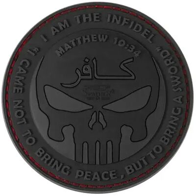 Jtg Écusson En Caoutchouc Pour Sacs The Infidel Punisher Blackops One Size - Publicité Jtg Écusson En Caoutchouc Pour Sacs The Infidel Punisher Blackops One Size - Publicité