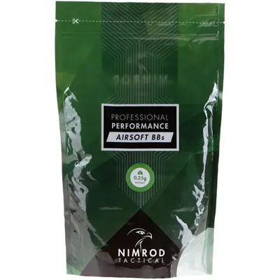Nimrod Billes D´airsoft 0.25g Bb Professional Performance 4000rds White One Size - Publicité Nimrod Billes D´airsoft 0.25g Bb Professional Performance 4000rds White One Size - Publicité