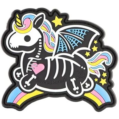 Jtg Écusson En Caoutchouc Pour Sacs Skeleton Unicorn Multicolor One Size - Publicité Jtg Écusson En Caoutchouc Pour Sacs Skeleton Unicorn Multicolor One Size - Publicité