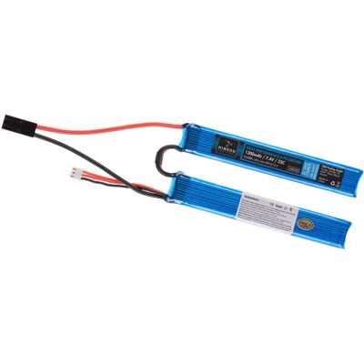 Nimrod Batterie Lipo 7.4v 1300mah 25c Twin Type Black One Size - Publicité Nimrod Batterie Lipo 7.4v 1300mah 25c Twin Type Black One Size - Publicité