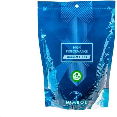 Nimrod Billes D´airsoft 0.25g Bb High Performance 4000rds White One Size - Publicité Nimrod Billes D´airsoft 0.25g Bb High Performance 4000rds White One Size - Publicité