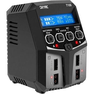 Nimrod Chargeur T100 Multi-chemistry Dual Black One Size - Publicité Nimrod Chargeur T100 Multi-chemistry Dual Black One Size - Publicité