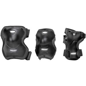 Roces Ensemble Super 3 Pack Black M Homme,Femme - Publicité Roces Ensemble Super 3 Pack Black M Homme,Femme - Publicité