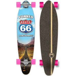 Yocaher Longboard Kicktail Ruoute 66 The Run 40´´ Multicolour 10 Pouces unisex - Publicité Yocaher Longboard Kicktail Ruoute 66 The Run 40´´ Multicolour 10 Pouces unisex - Publicité