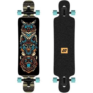 Hydroponic Longboard Drop Through Dt 3.0 Animals 39x8.75´´ Multicolor One Size unisex - Publicité Hydroponic Longboard Drop Through Dt 3.0 Animals 39x8.75´´ Multicolor One Size unisex - Publicité
