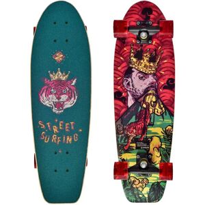 Street Surfing Planche à Roulettes Cruiser Kicktail 28´ Royal Tiger Green One Size unisex - Publicité Street Surfing Planche à Roulettes Cruiser Kicktail 28´ Royal Tiger Green One Size unisex - Publicité
