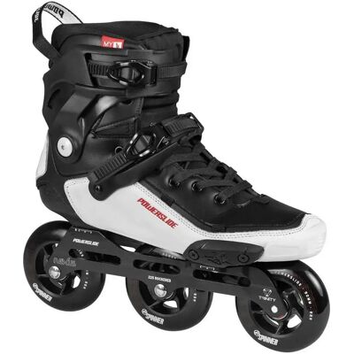 Patins en Ligne Powerslide Tau 90 - Carbone, 90mm, Blanc/Noir - Patins en Ligne - Publicité Patins en Ligne Powerslide Tau 90 - Carbone, 90mm, Blanc/Noir - Patins en Ligne - Publicité