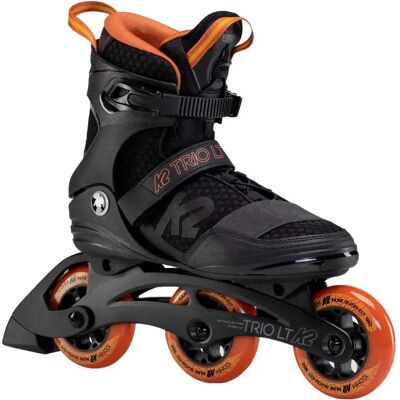 K2 Skates Patins En Ligne Trio Lt 100 Black / Orange EU 42 - Publicité K2 Skates Patins En Ligne Trio Lt 100 Black / Orange EU 42 - Publicité