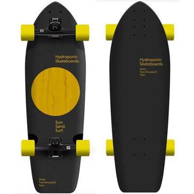 Hydroponic Square 30'' Surfskate - Planche polyvalente pour rue et surf - Publicité Hydroponic Square 30'' Surfskate - Planche polyvalente pour rue et surf - Publicité