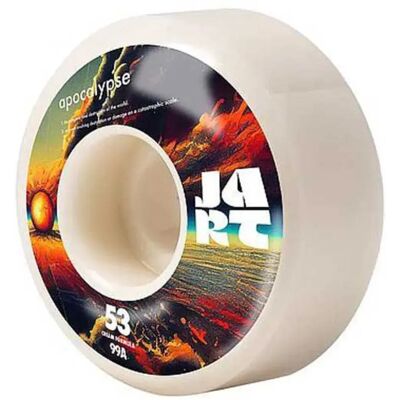 Jart Roues De Skateboard Apocalypse 53 Mm White 53 mm / 99A unisex - Publicité Jart Roues De Skateboard Apocalypse 53 Mm White 53 mm / 99A unisex - Publicité