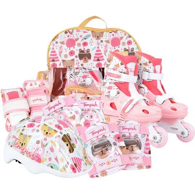 Tempish Patins à Roues Alignées Pour Enfants Wild Set Multicolor EU 30-33 Fille - Publicité Tempish Patins à Roues Alignées Pour Enfants Wild Set Multicolor EU 30-33 Fille - Publicité