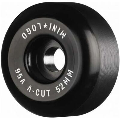Mini Logo Roues De Skateboard A-cut Hybrid 52mm Black 52 mm/95A unisex - Publicité Mini Logo Roues De Skateboard A-cut Hybrid 52mm Black 52 mm/95A unisex - Publicité