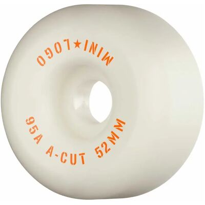 Mini Logo Roues De Skateboard A-cut Hybrid White One Size unisex - Publicité Mini Logo Roues De Skateboard A-cut Hybrid White One Size unisex - Publicité