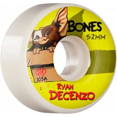 Bones Roues De Skateboard Decenzo Gizzmo V2 Locks Stf 52 mm/103A unisex - Publicité Bones Roues De Skateboard Decenzo Gizzmo V2 Locks Stf 52 mm/103A unisex - Publicité