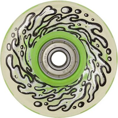 Santa Cruz Roues De Skateboard Light Ups W/green Led And Bearings Og Slime 60 mm/78A unisex - Publicité Santa Cruz Roues De Skateboard Light Ups W/green Led And Bearings Og Slime 60 mm/78A unisex - Publicité