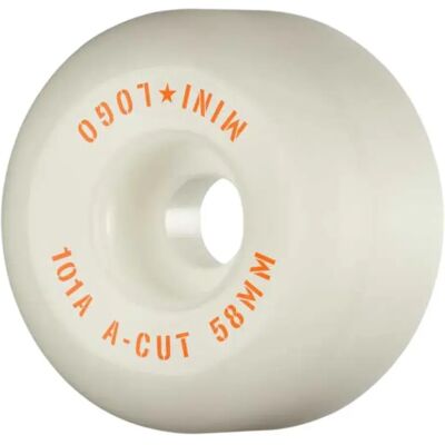 Mini Logo Roues De Skateboard Mini-logo A-cut White 52 mm/101A unisex - Publicité Mini Logo Roues De Skateboard Mini-logo A-cut White 52 mm/101A unisex - Publicité